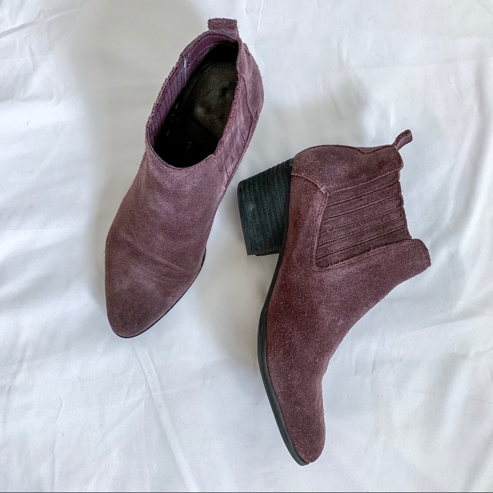 Genuine Suede Ankle Booties